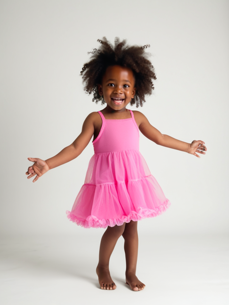 DOLLY PINK PLEASE! PETTI SPAGHETTI TUTU DRESS Aurora Bubblegum pink