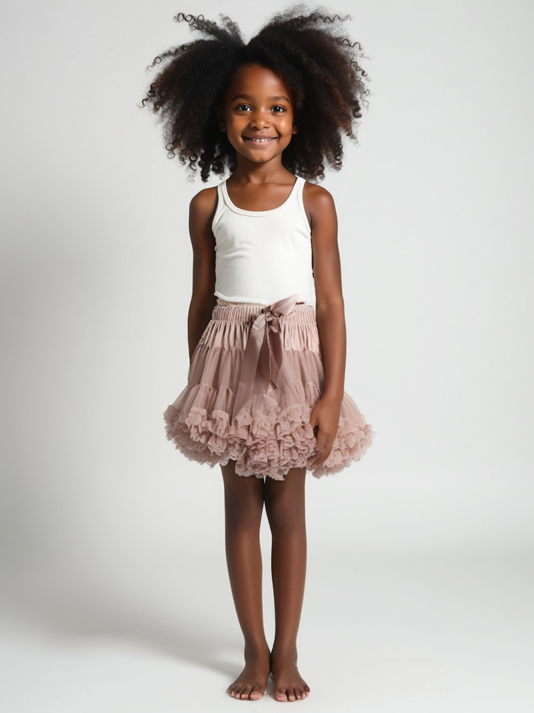 Falda corta DOLLY by Le Petit Tom ® THUMBELINA malva