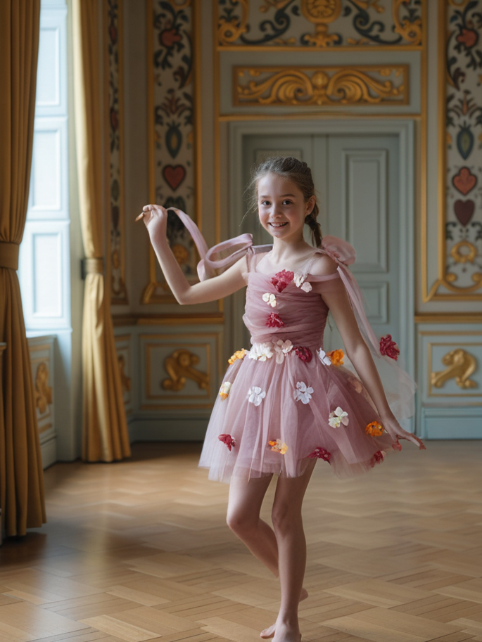 DOLLY® POTPOURRI TULLE BALLERINA DRESS mauve