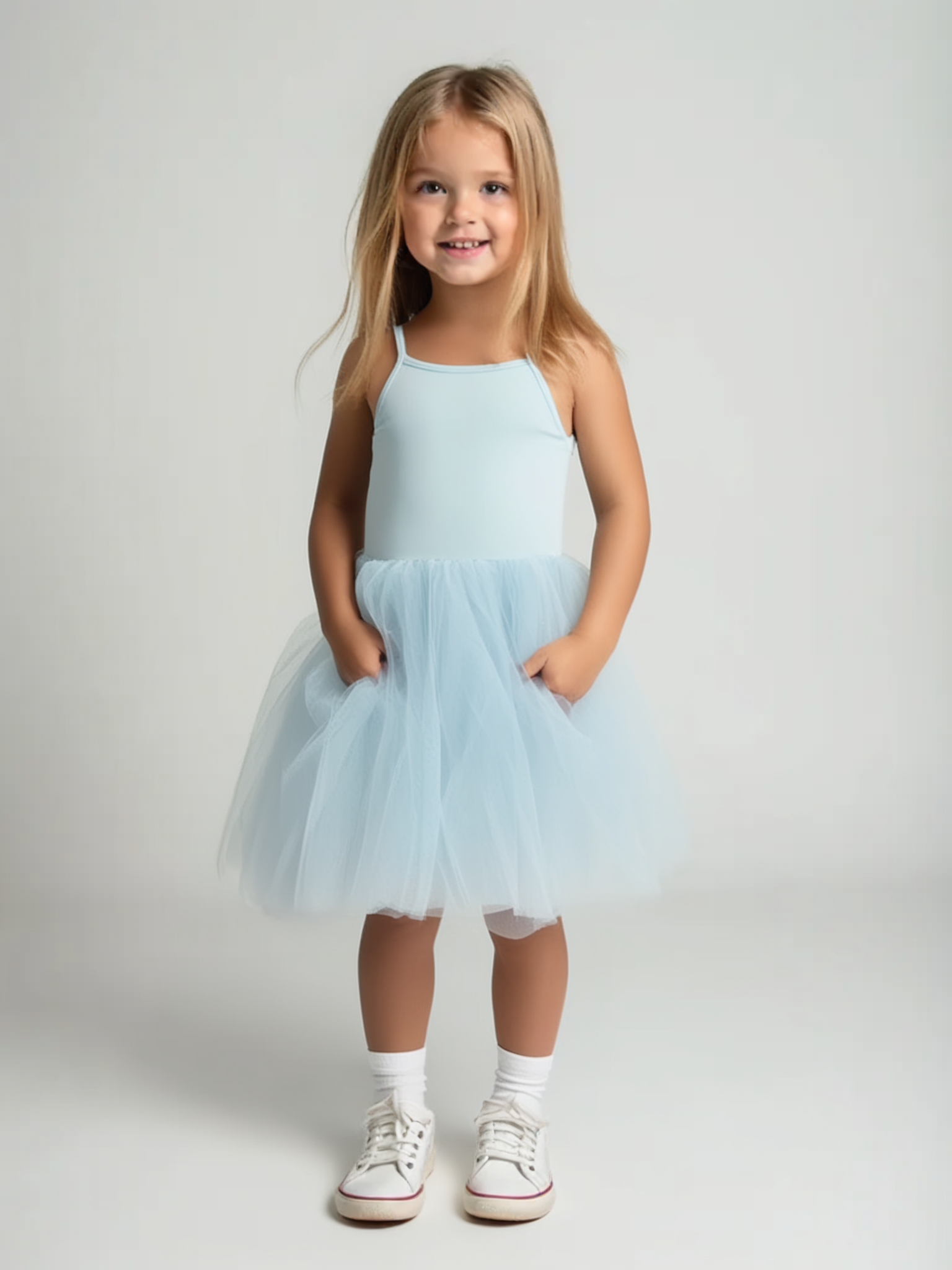 DOLLY ROMANTIC BALLET TUTU DRESS light blue