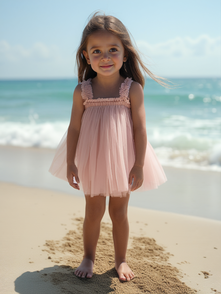 DOLLY 2 WAY TUTU DRESS BEACH COVER UP ballet pink