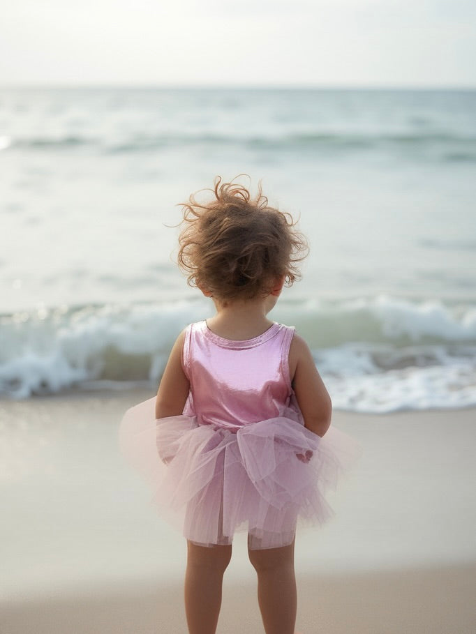 DOLLY TIMELESS METALLIC TUTU DRESS pink