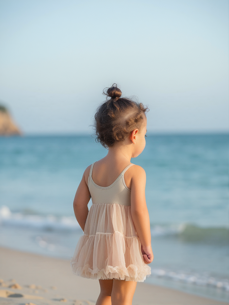 DOLLY PETTI SPAGHETTI PETTISKIRT TUTU DRESS cream