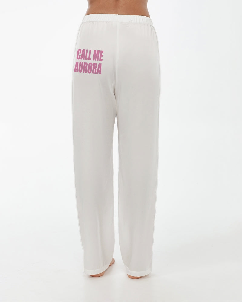 DOLLY® CALL ME AURORA BUBBLEGUM Women's Satin Pajama Pants