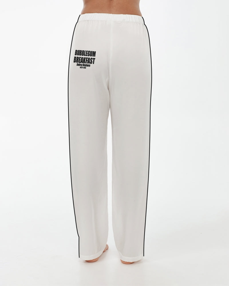 DOLLY® BUBBLEGUM BREAKFAST - Audrey Hepburn DOLLY's icon Women's Satin Pajama Pants