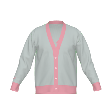 DOLLY Dorothy Powder Lightblue Bubblegum Pink Cardigan