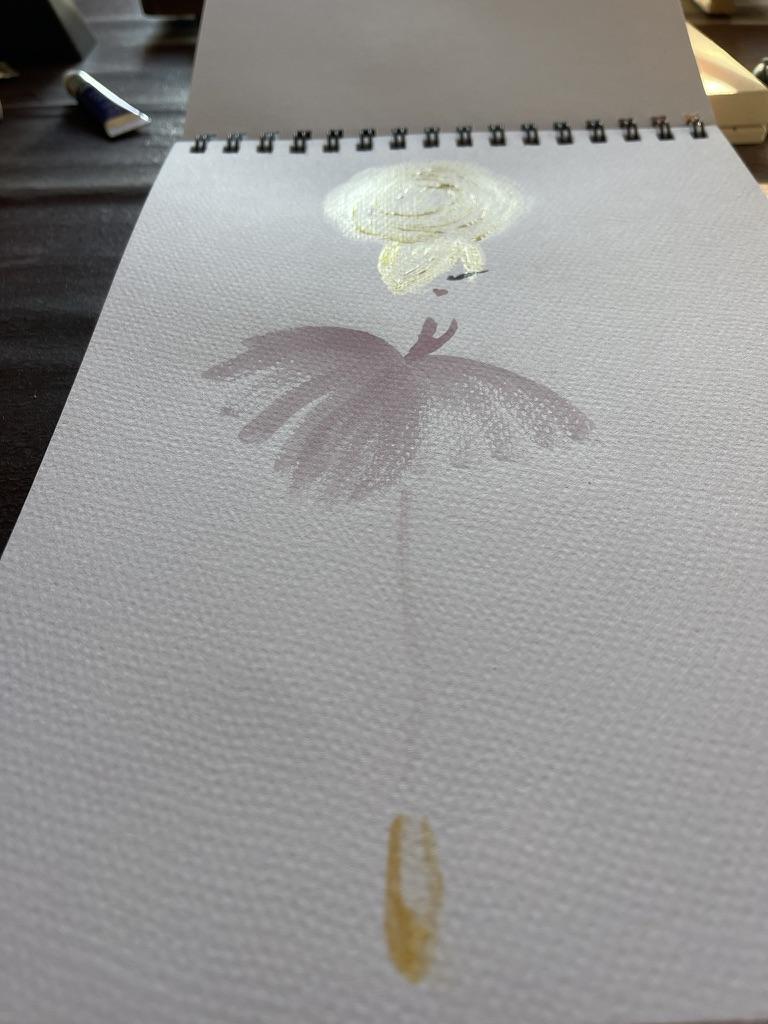 DOLLY SUNNY Watercolor Violet Timeless Ballerina Kids Tee