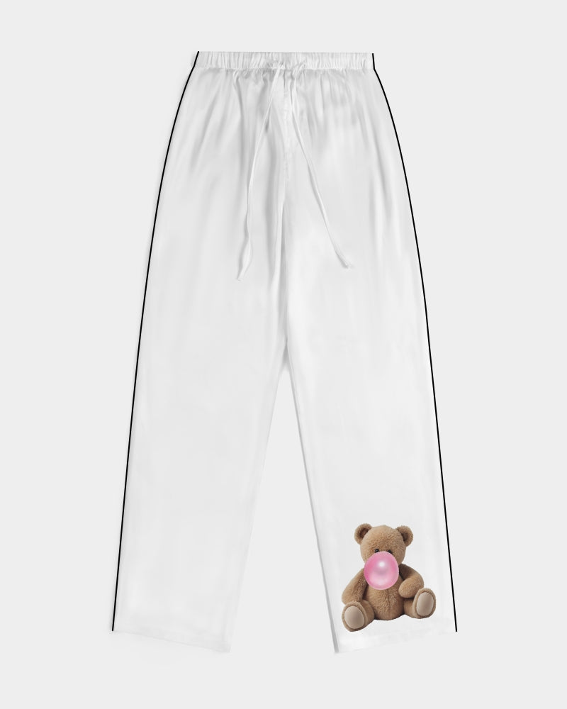 DOLLY® TEDDY BEAR BUBBLEGUM Women's Satin Pajama Pants