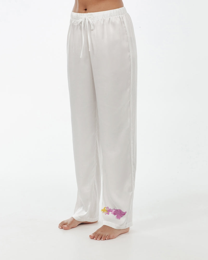 DOLLY® CALL ME AURORA BUBBLEGUM Women's Satin Pajama Pants