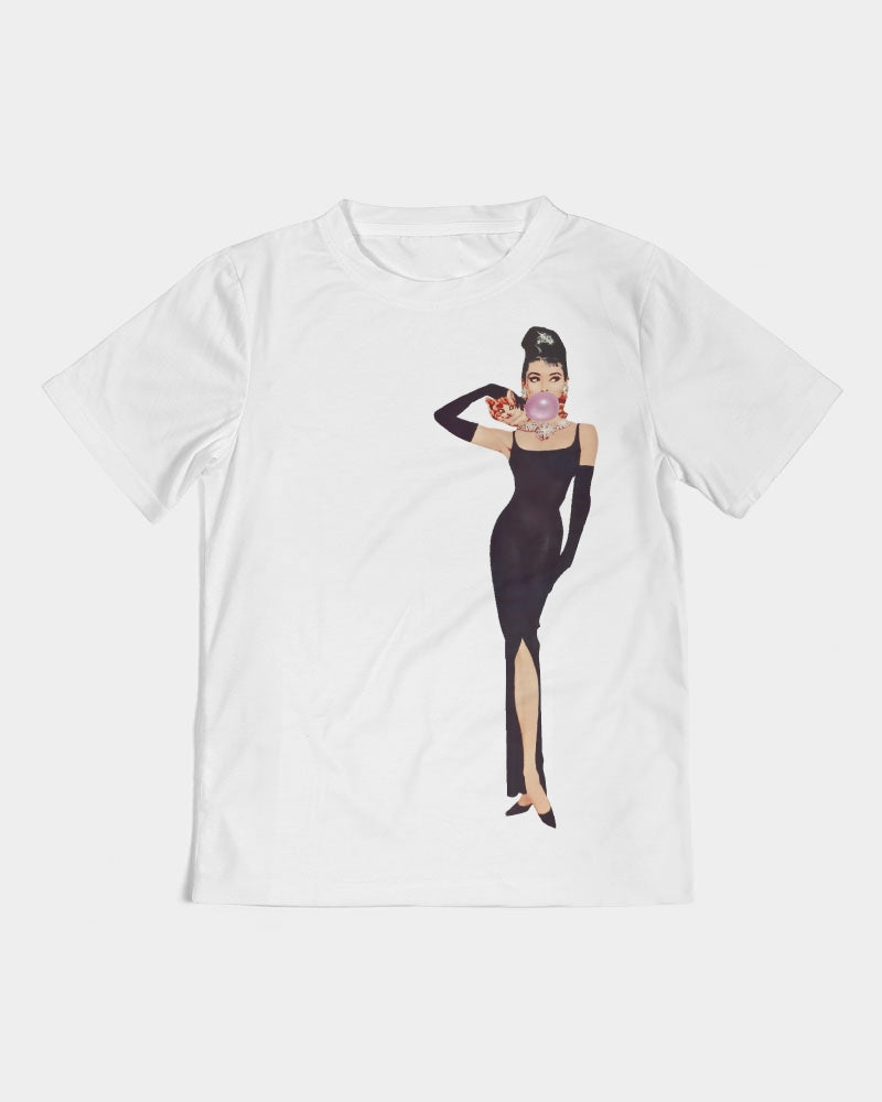 Tiffany's Audrey Hepburn Bubblegum Kids All-Over Print Tee