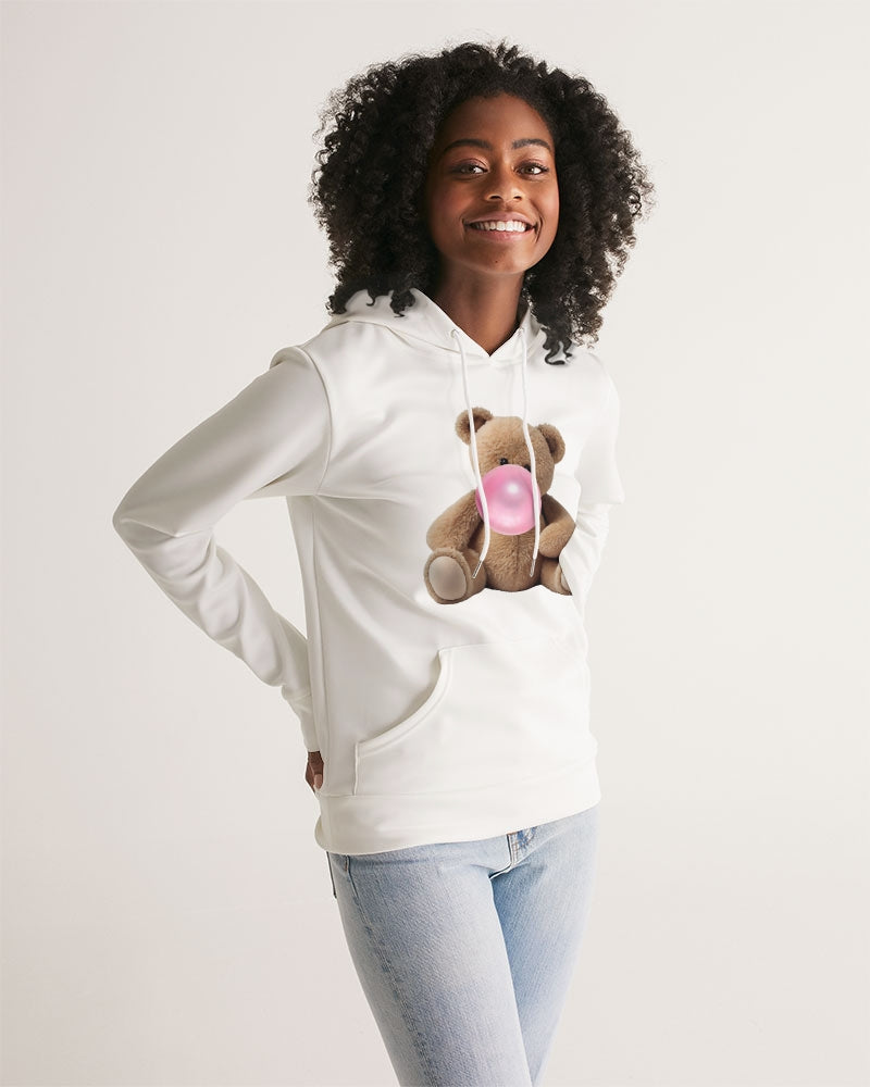 DOLLY TEDDY BEAR BUBBLEGUM Women's All-Over Print Hoodie
