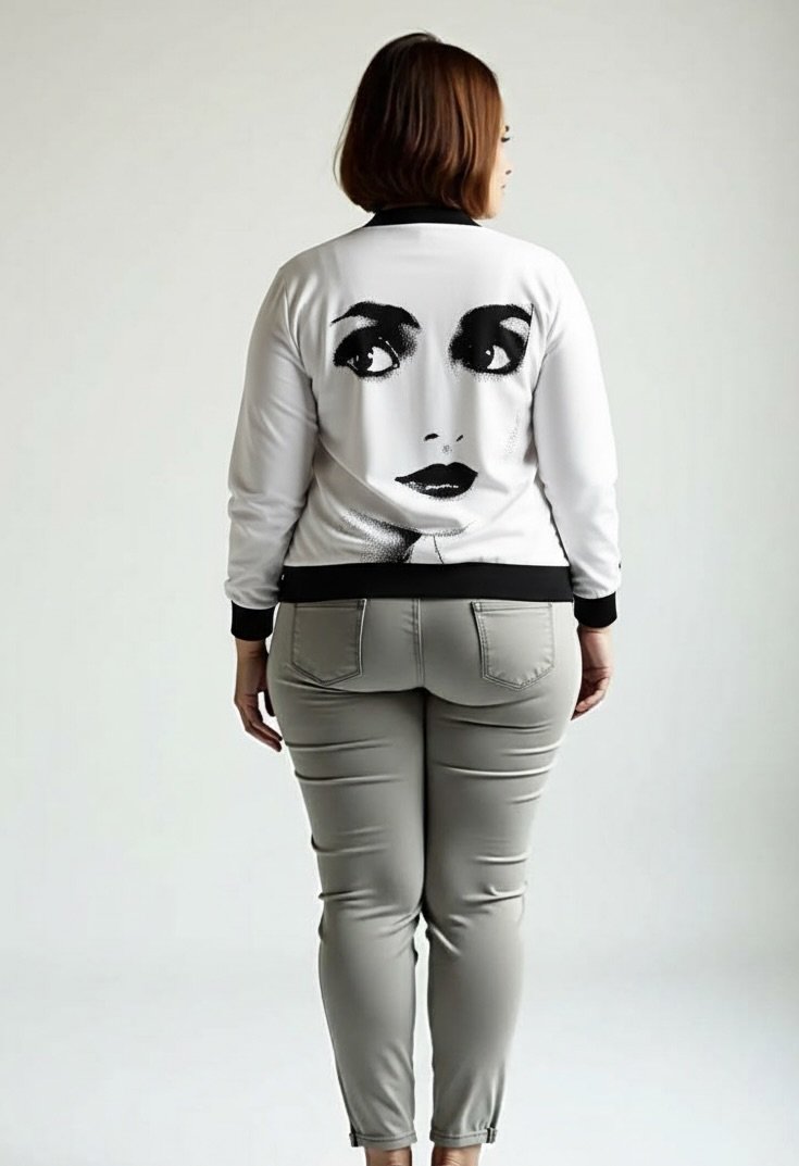 DOLLY Dorothy White Black Cardigan
