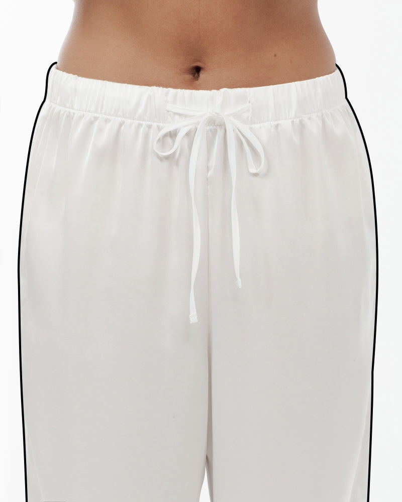 DOLLY® BUBBLEGUM BREAKFAST - Audrey Hepburn DOLLY's icon Women's Satin Pajama Pants