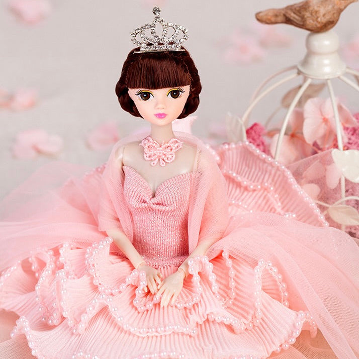 DOLLY® PRINCESS DOLL WITH PINK TUTU DRESS - Bjd 12 joints 12 inch 30 cm 1/6 scale fashion doll