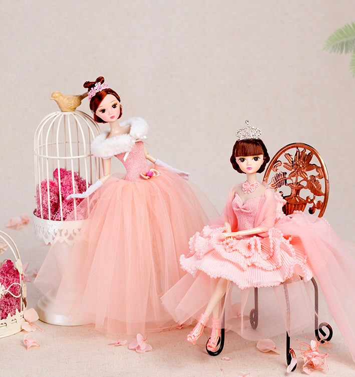 DOLLY® PRINCESS DOLL WITH PINK TUTU DRESS - Bjd 12 joints 12 inch 30 cm 1/6 scale fashion doll