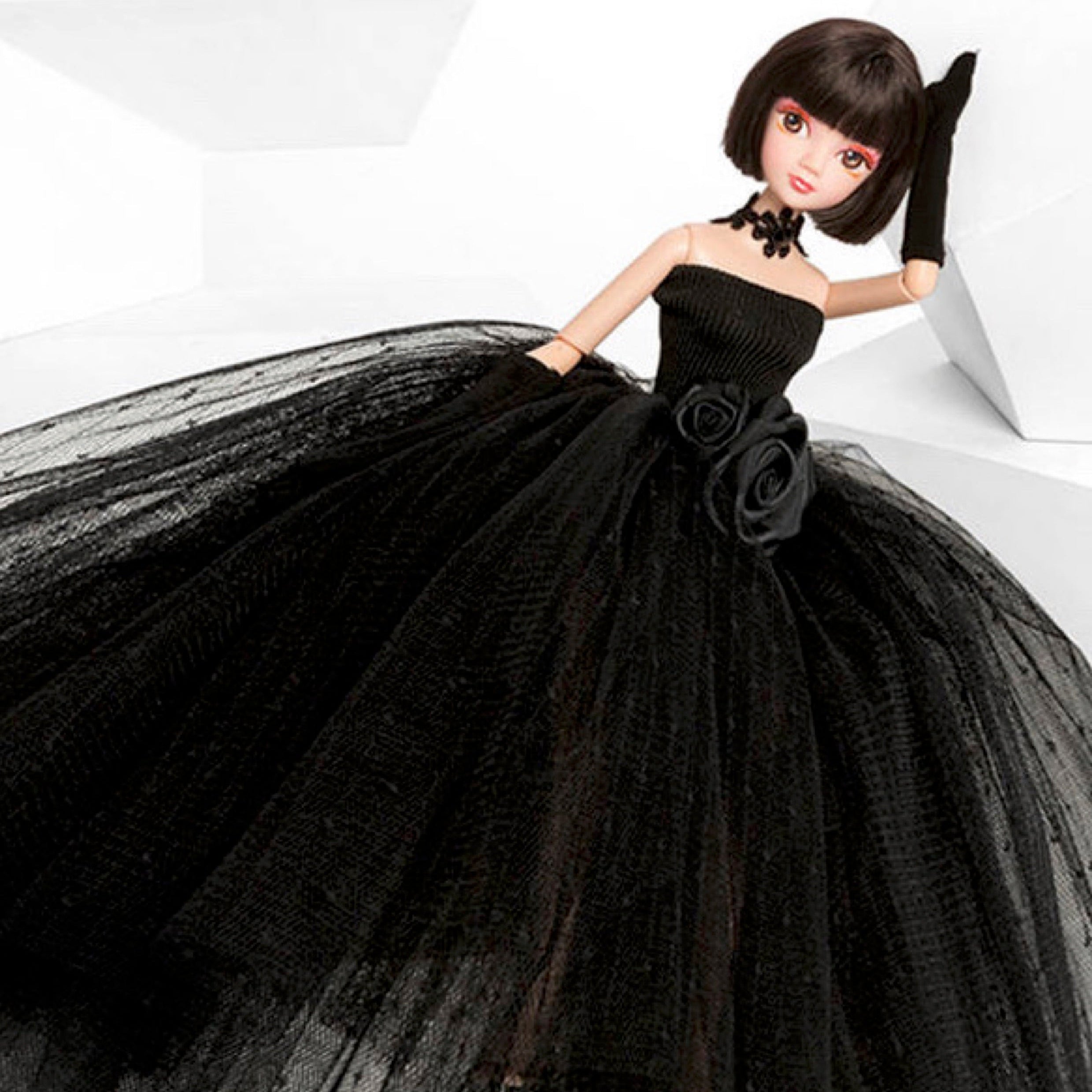 DOLLY® LITTLE BLACK DRESS DOLL WITH BLACK TUTU DRESS - Bjd 12 joints 12 inch 30 cm 1/6 scale fashion doll