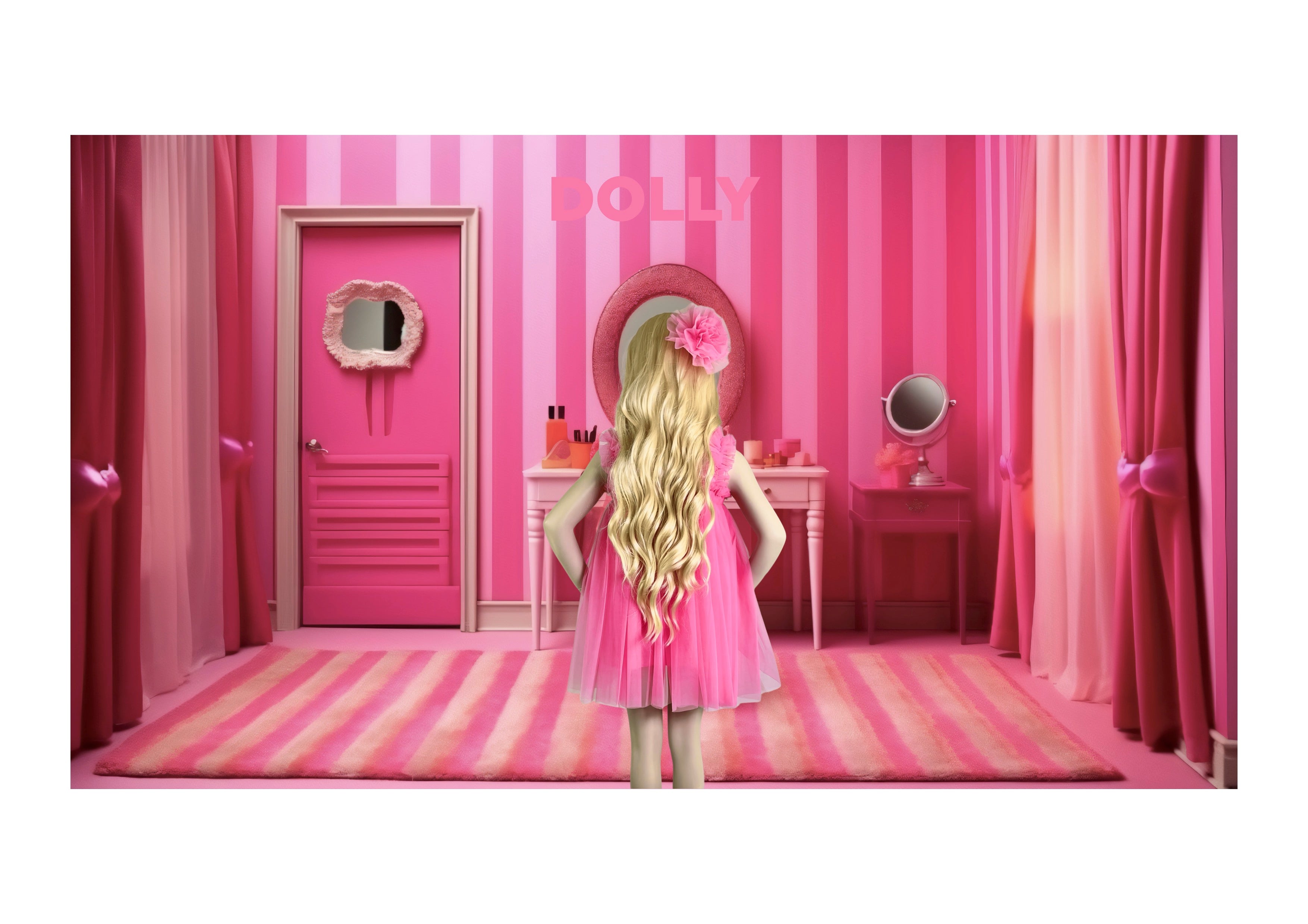 DOLLY by Le Petit Tom ® HAIR ROSETTE/ BROACH many colors