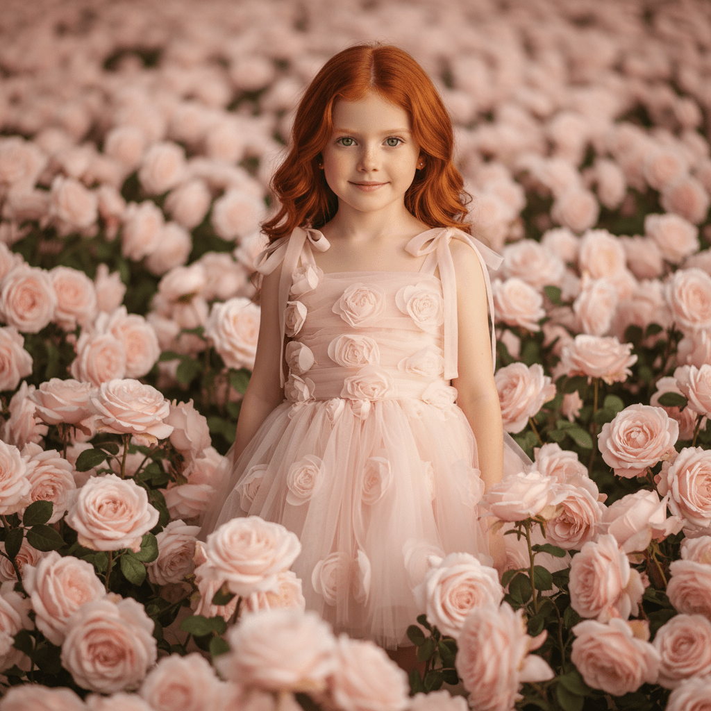 DOLLY® THE ROSE GARDEN TULLE BALLERINA DRESS dollypink