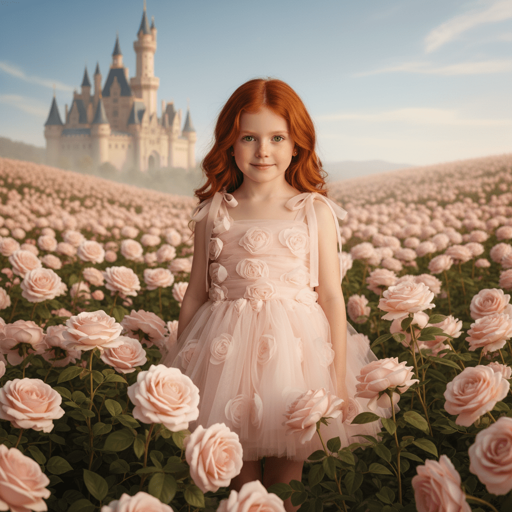 DOLLY® THE ROSE GARDEN TULLE BALLERINA DRESS dollypink