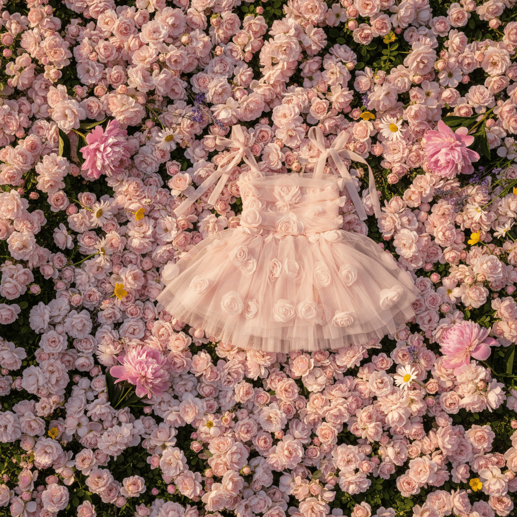 DOLLY® THE ROSE GARDEN TULLE BALLERINA DRESS dollypink