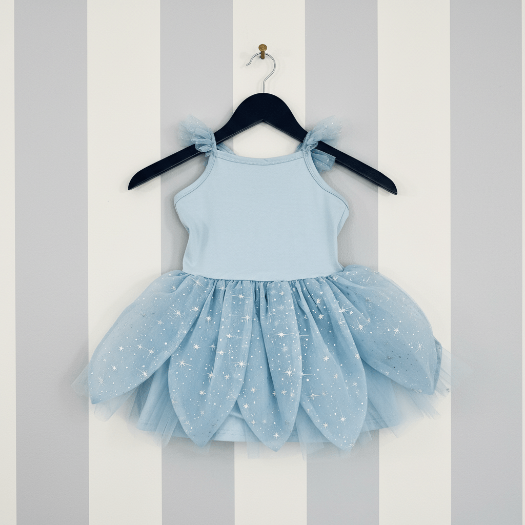 DOLLY® The Elves of Iceland Cinderella Elf Dress — Mjaðveig Mánadóttir misty bleu