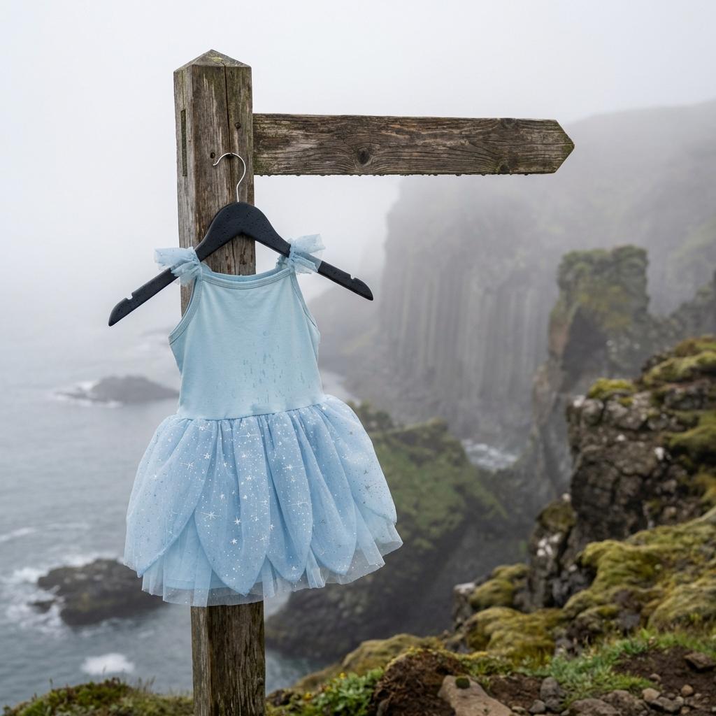 DOLLY® The Elves of Iceland Cinderella Elf Dress — Mjaðveig Mánadóttir misty bleu