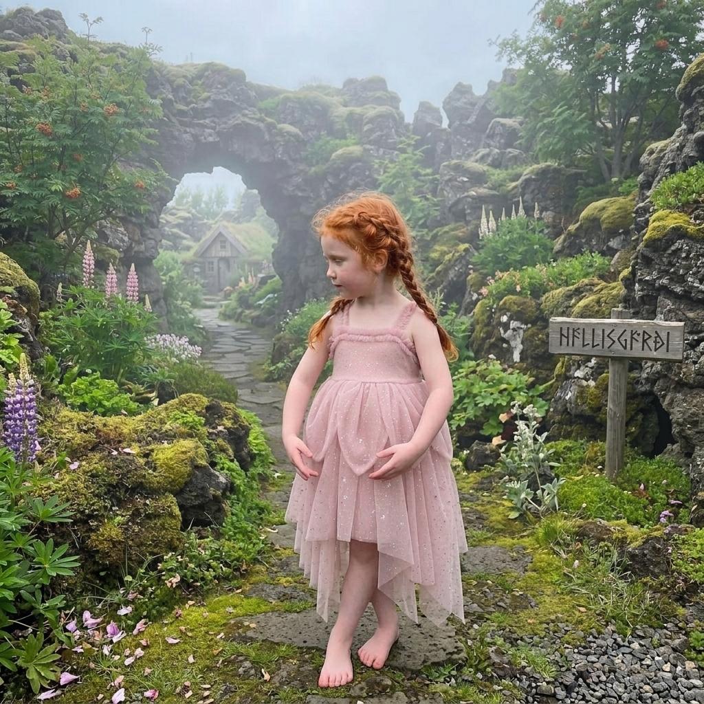 DOLLY® The Elves of Iceland Queen Elf Dress — HILDUR dollypink