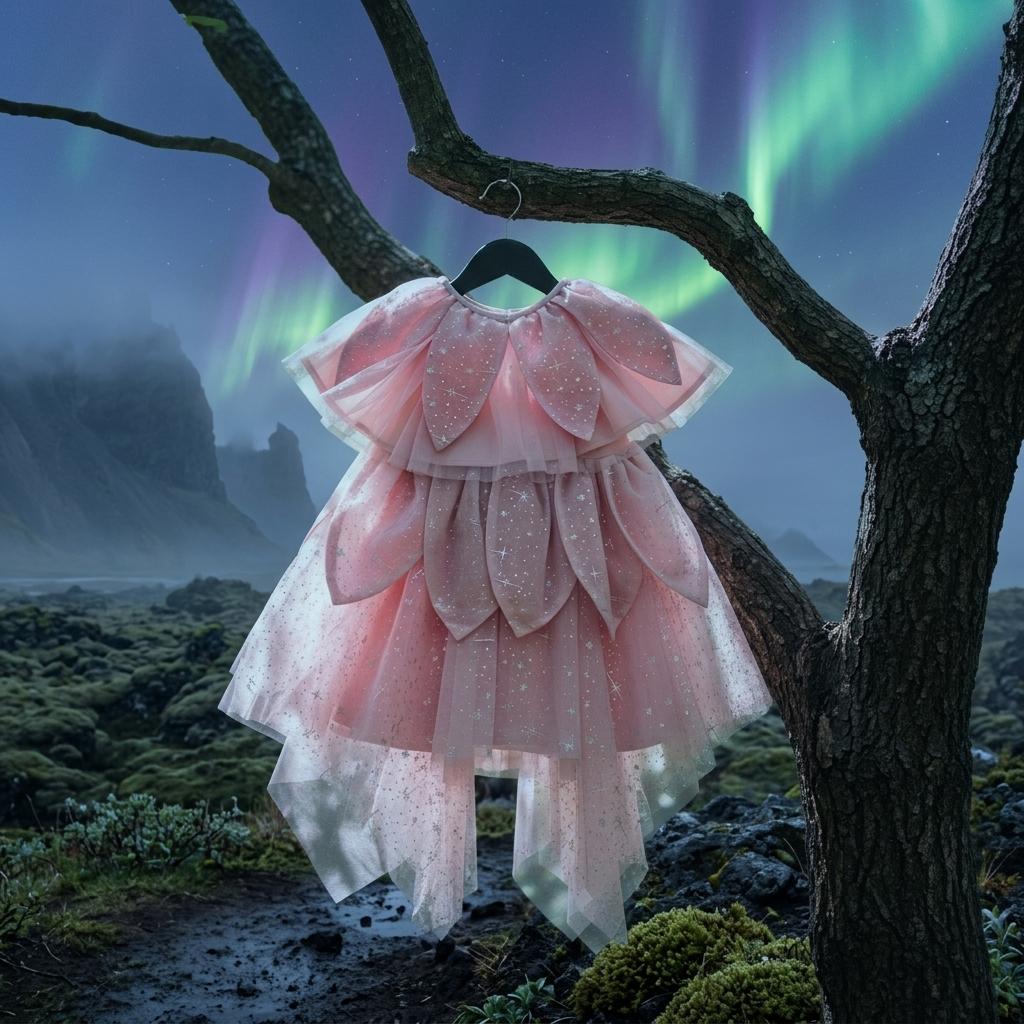 DOLLY® The Elves of Iceland Elf Cape dusty violet
