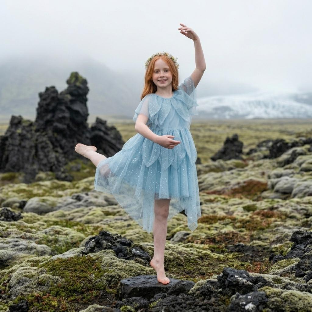 DOLLY® The Elves of Iceland Elf Cape misty blue