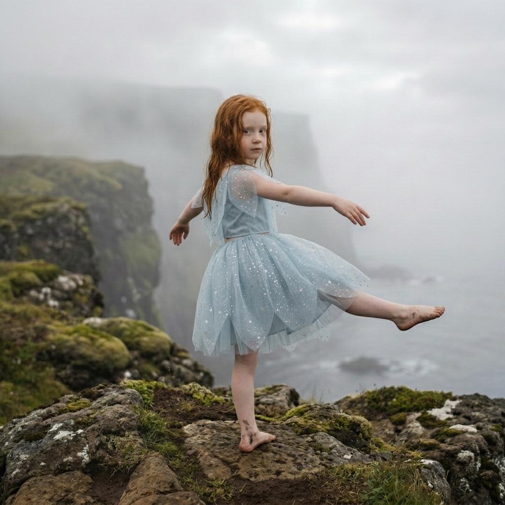 DOLLY® The Elves of Iceland Elf Cape misty blue