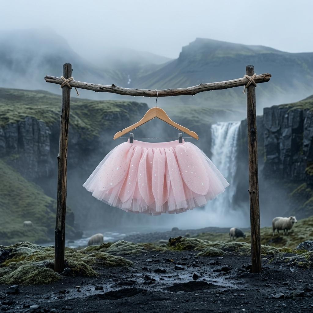 DOLLY® The Elves of Iceland Little Light Elf Petal Tutu — Álfar dollypink