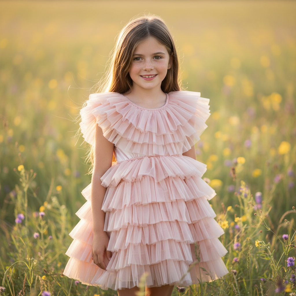 VESTIDO DOLLY DELICIOUS CAKE rosa ballet