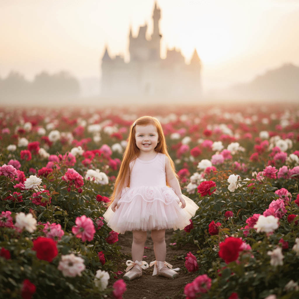 DOLLY® THE ROSE GARDEN TULLE TIMELESS TUTU LEOTARD DRESS dollypink