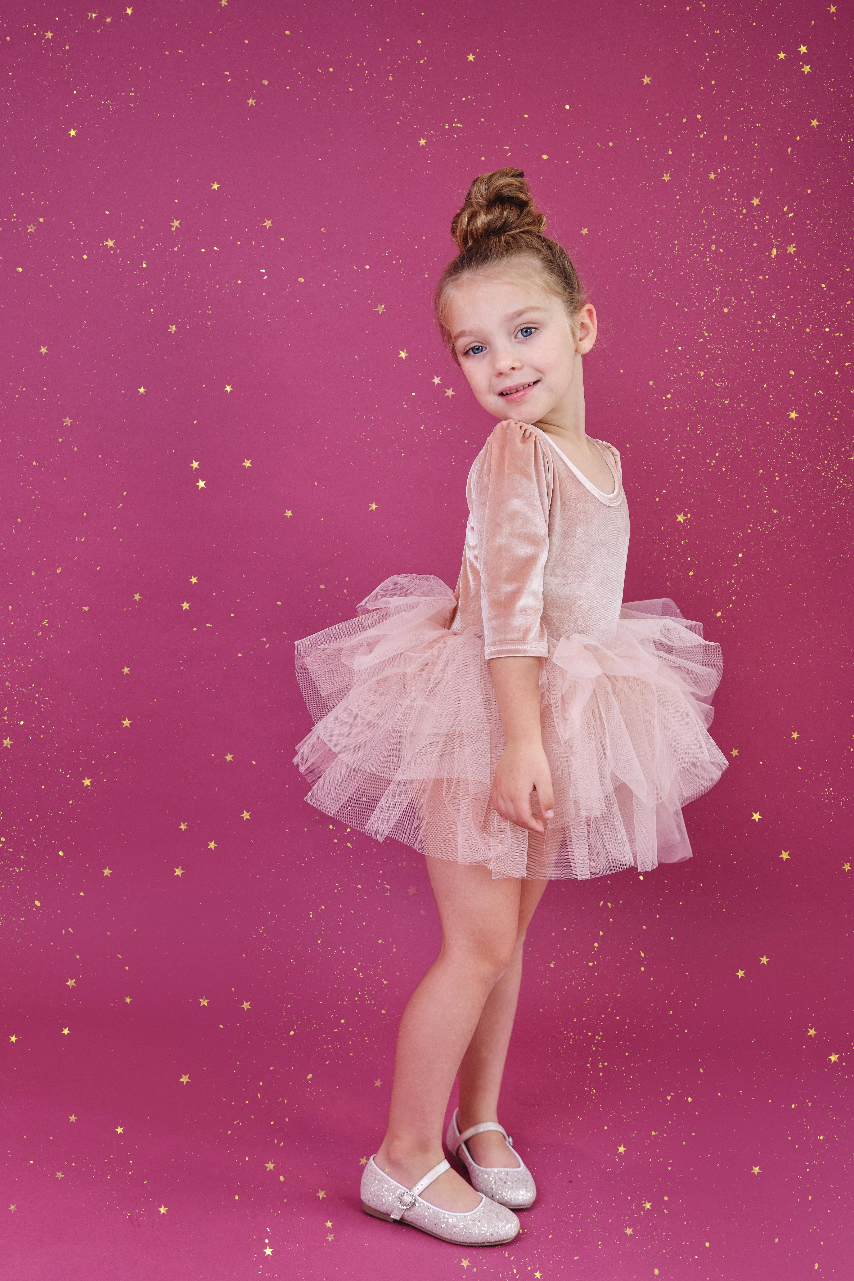 DOLLY VELVET PLANET TUTU DRESS pink
