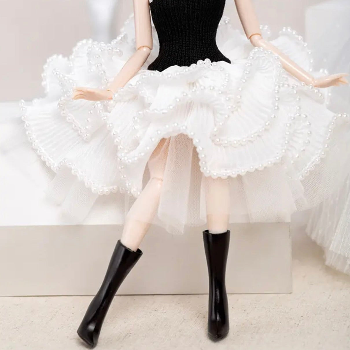 DOLLY® PEARL DOLL WITH PEARL TUTU DRESS - Bjd 12 joints 12 inch 30 cm 1/6 scale fashion doll