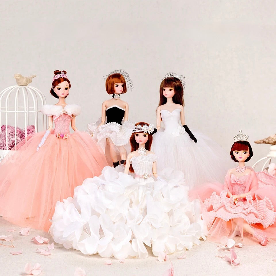 DOLLY® PEARL DOLL WITH PEARL TUTU DRESS - Bjd 12 joints 12 inch 30 cm 1/6 scale fashion doll