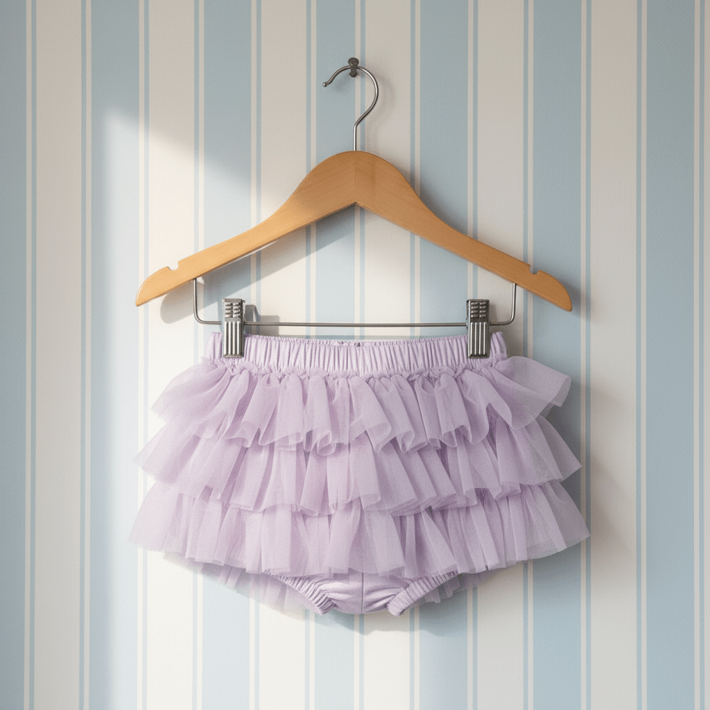 DOLLY by Le Petit Tom ® FRILLY PANTS Tutu Bloomer little lavender