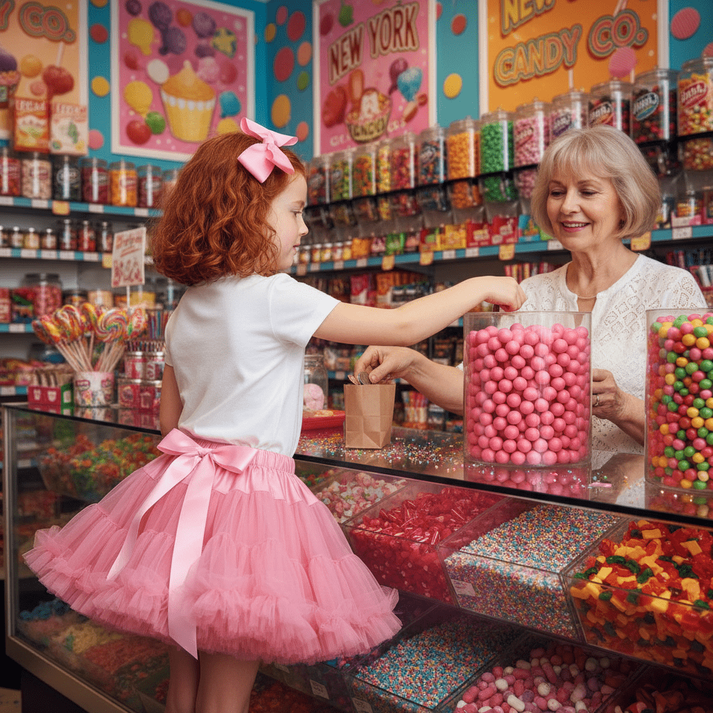 DOLLY PINK PLEASE! PETTISKIRT Aurora Bubblegum pink