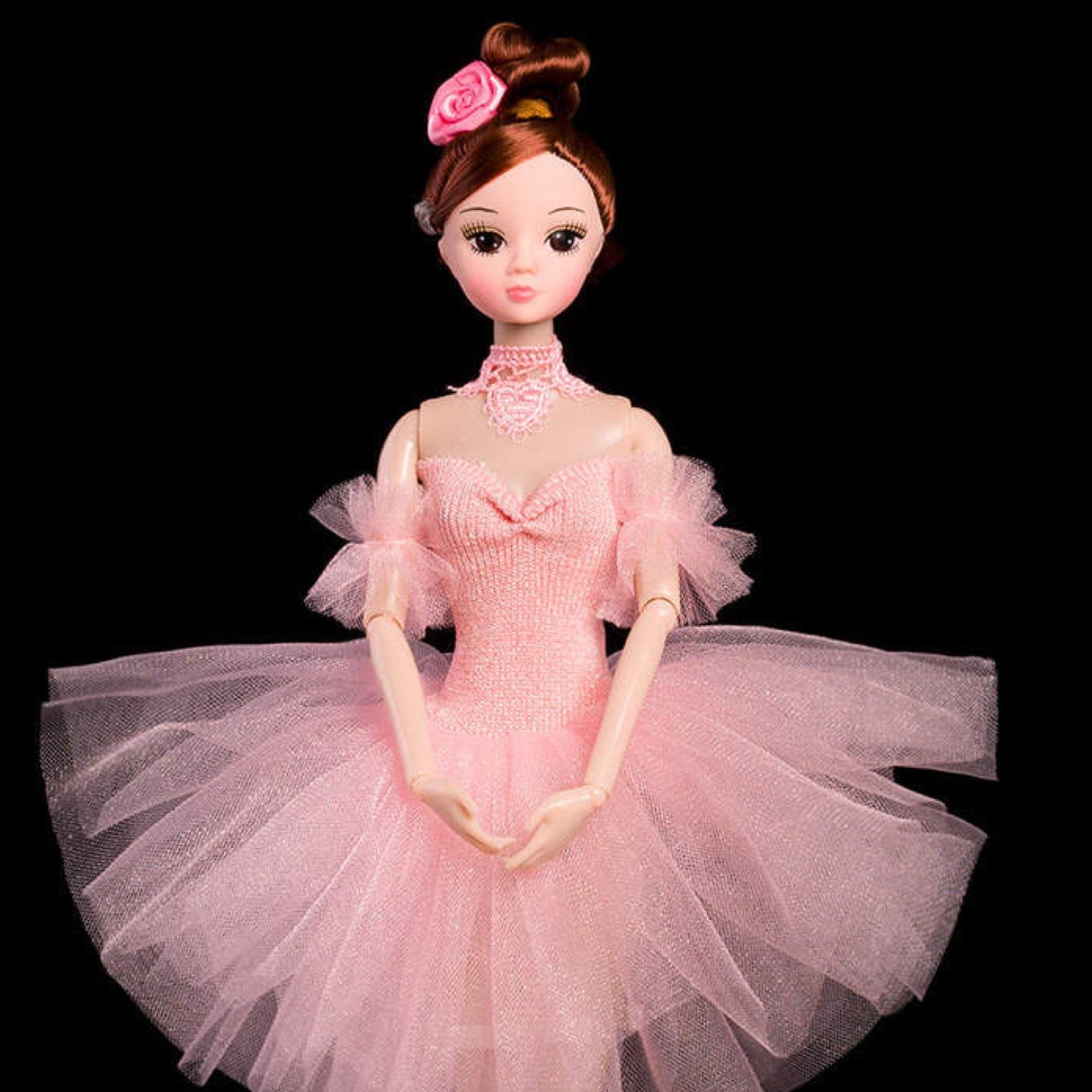 DOLLY® BALLERINA DOLL WITH PINK TUTU DRESS - Bjd 12 joints 12 inch 30 cm 1/6 scale fashion doll