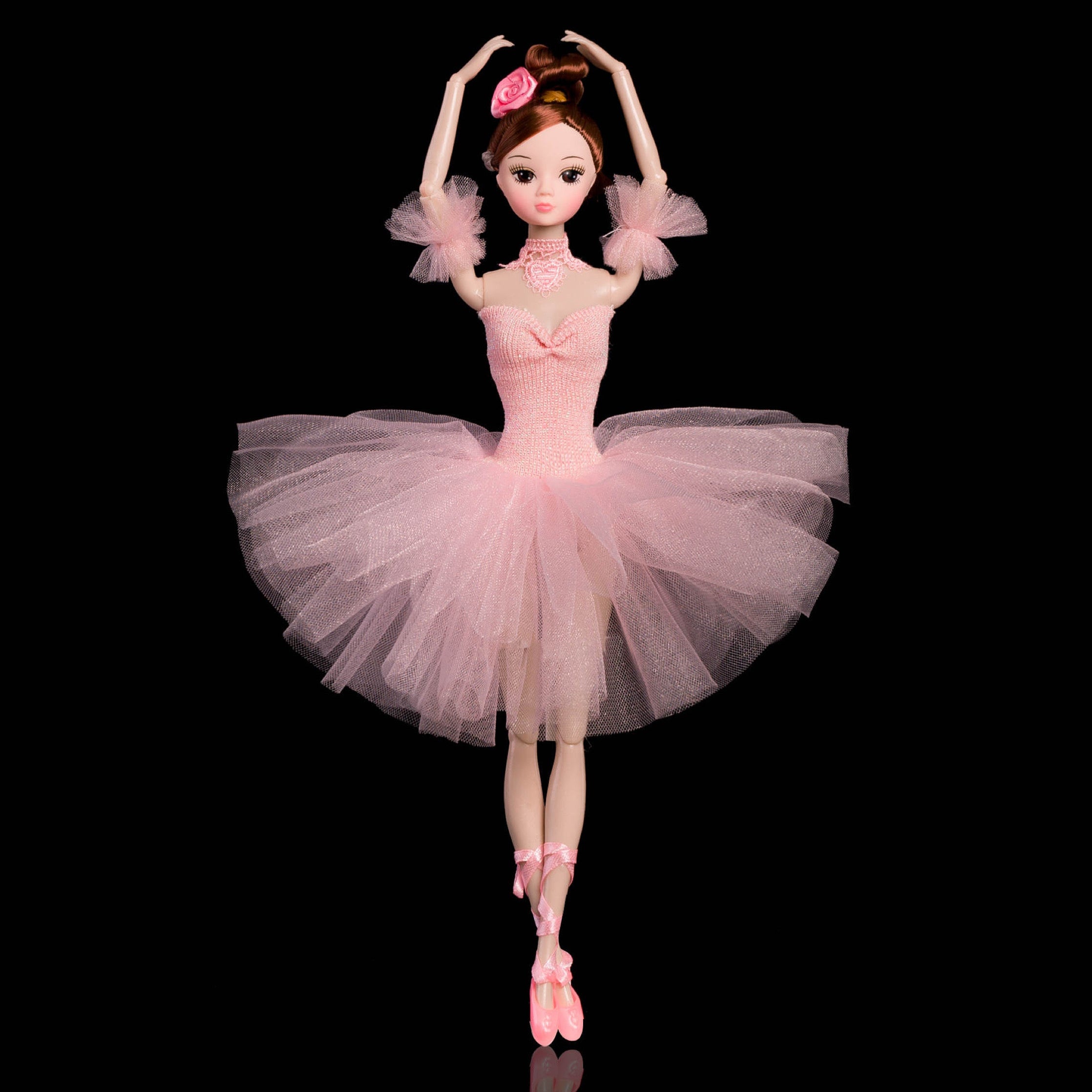 DOLLY® BALLERINA DOLL WITH PINK TUTU DRESS - Bjd 12 joints 12 inch 30 cm 1/6 scale fashion doll