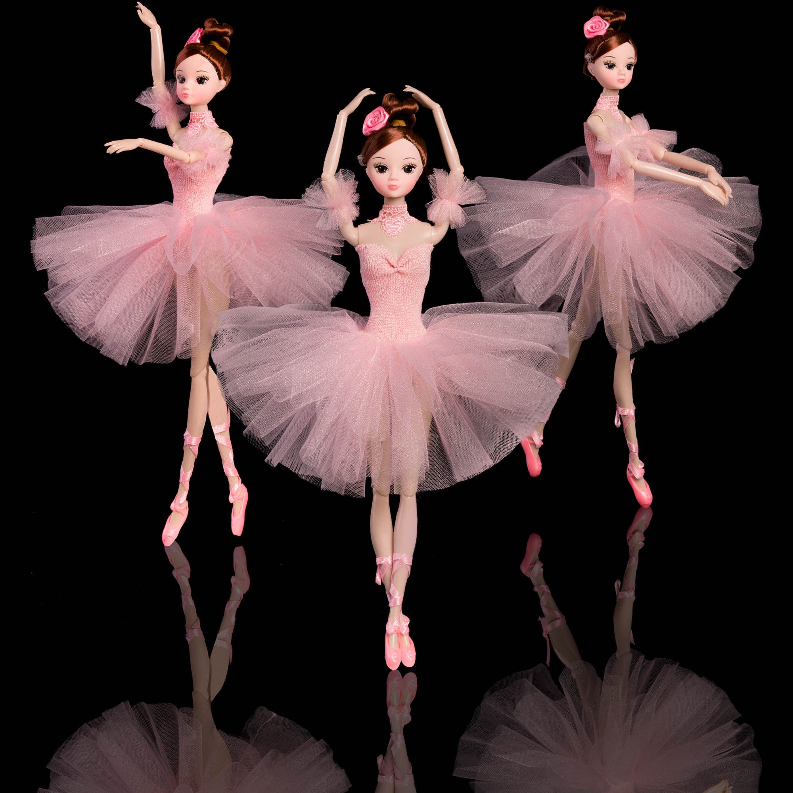 DOLLY® BALLERINA DOLL WITH PINK TUTU DRESS - Bjd 12 joints 12 inch 30 cm 1/6 scale fashion doll