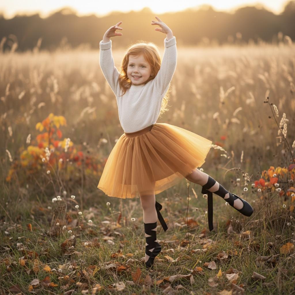 DOLLY CLASSIC TUTU WITH VELVET WAIST caramel