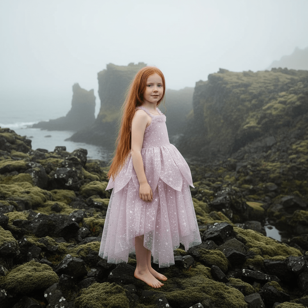 DOLLY® The Elves of Iceland Queen Elf Dress — HILDUR dusty violet
