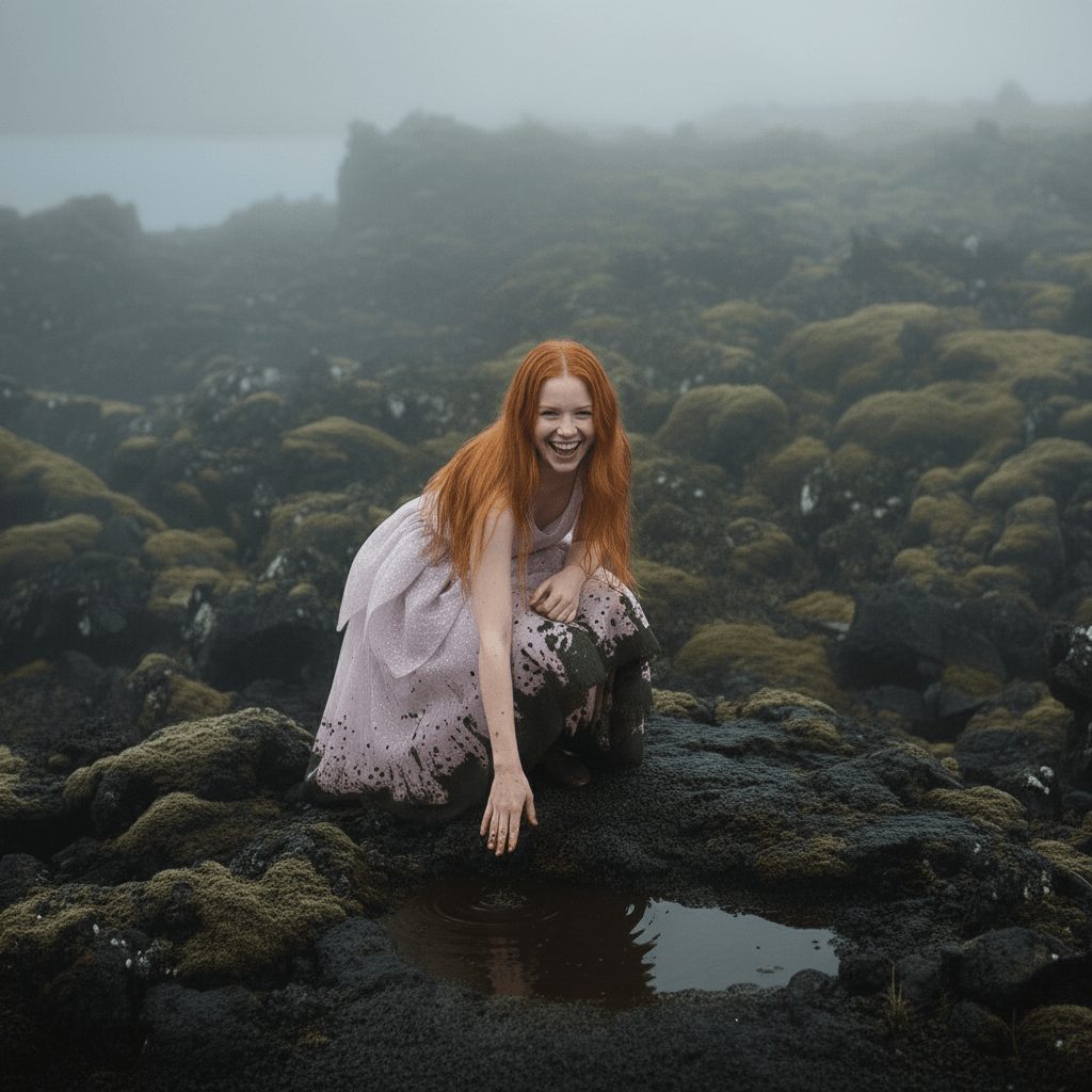 DOLLY® The Elves of Iceland Queen Elf Dress — HILDUR dusty violet