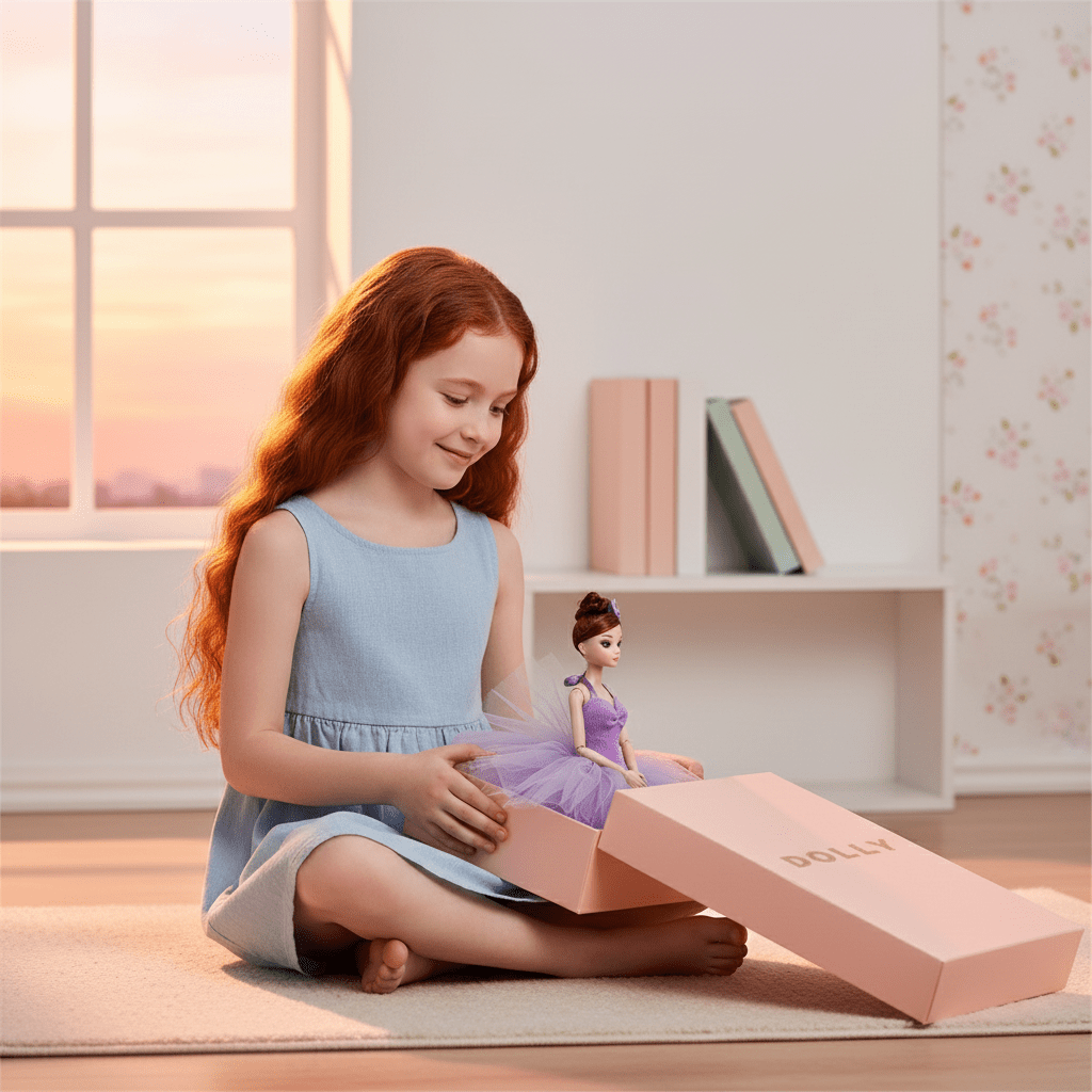 DOLLY® BALLERINA DOLL WITH PURPLE TUTU DRESS - Bjd 12 joints 12 inch 30 cm 1/6 scale fashion doll