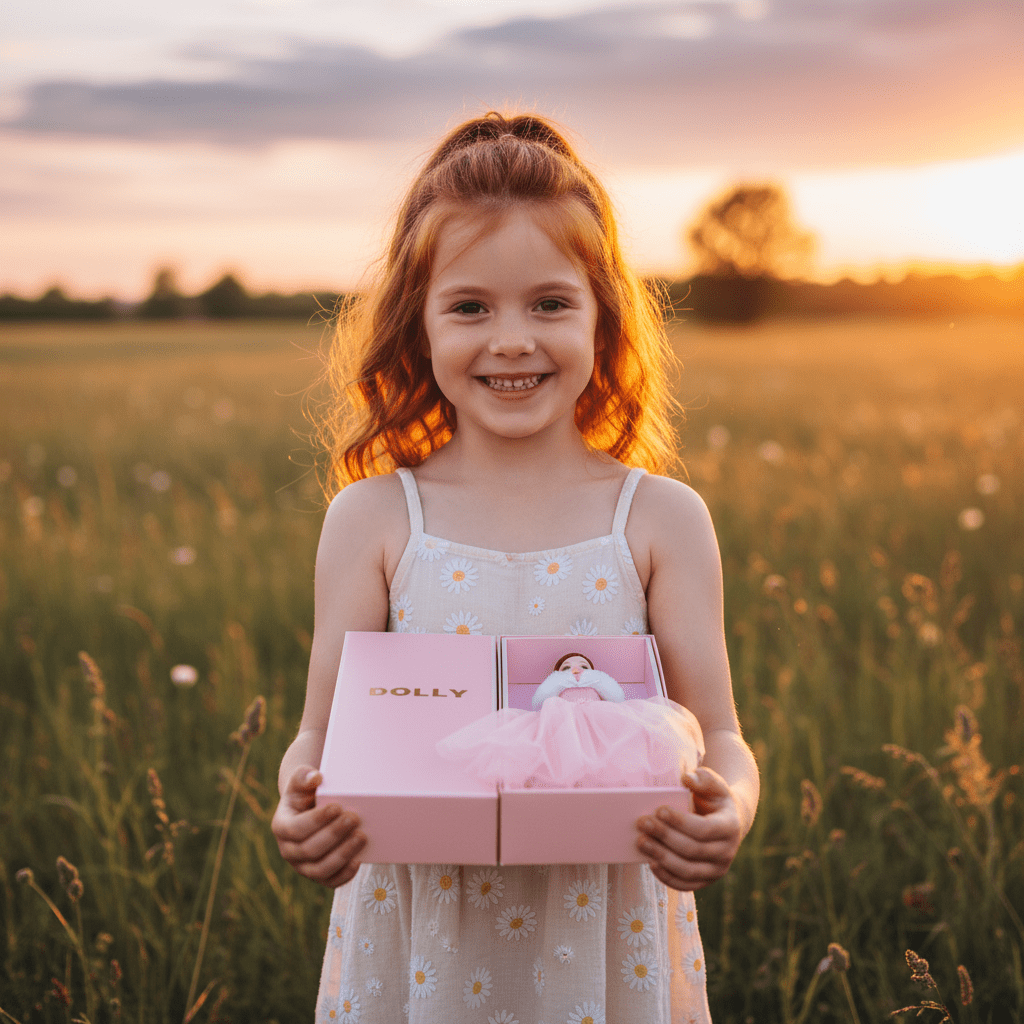 DOLLY® QUEEN DOLL WITH PINK TUTU DRESS - Bjd 12 joints 12 inch 30 cm 1/6 scale fashion doll