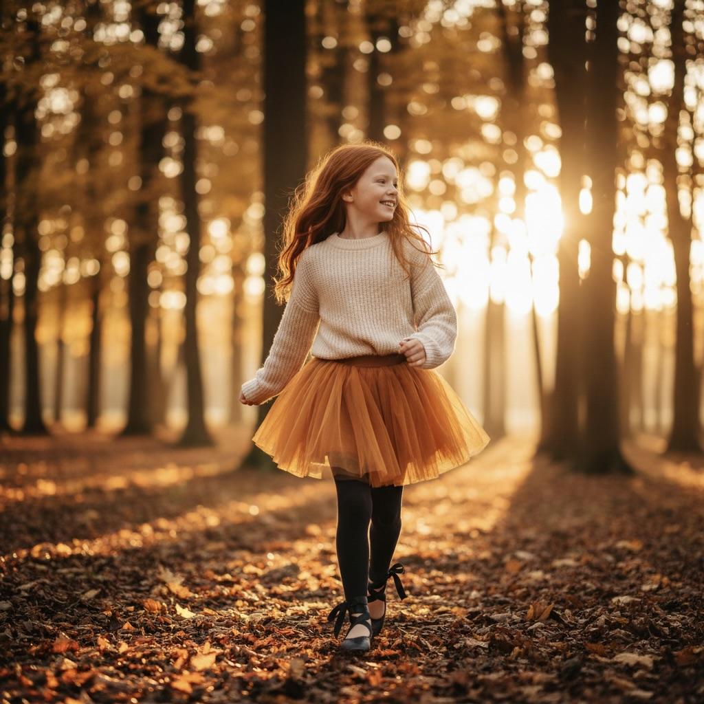 DOLLY CLASSIC TUTU WITH VELVET WAIST caramel