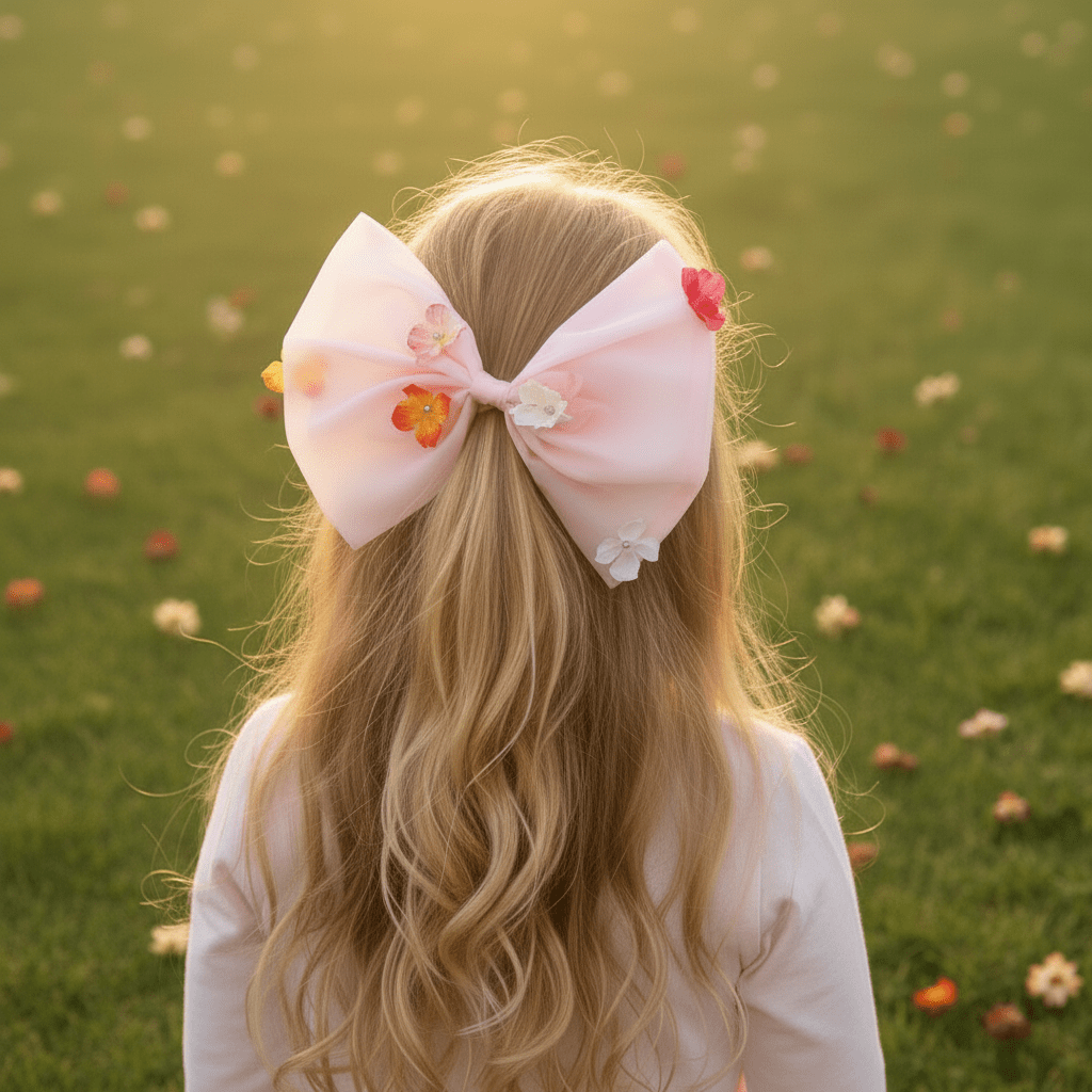 DOLLY POTPOURRI BIG HAIR BOW dollypink