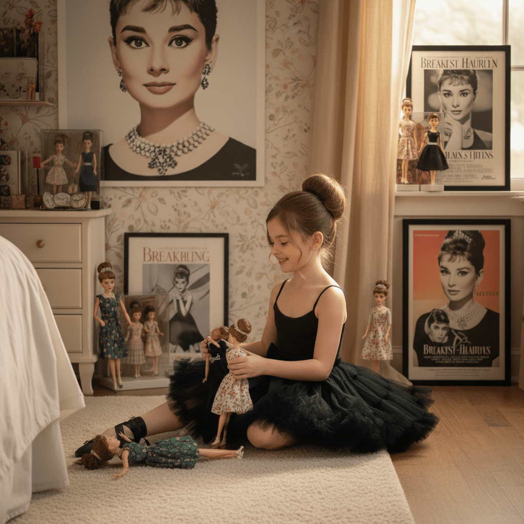 DOLLY by Le Petit Tom ® AUDREY HEPBURN pettiskirt black