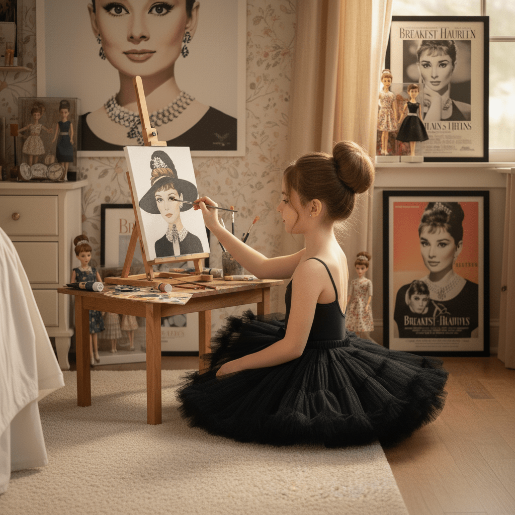 DOLLY by Le Petit Tom ® AUDREY HEPBURN pettiskirt black